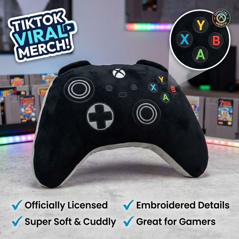 Microsoft Xbox Controller Pillow Buddy, Multicolor TIKTOK VIRAL!